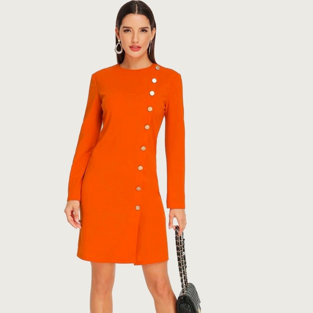 Orange SHEIN Dress - NWT